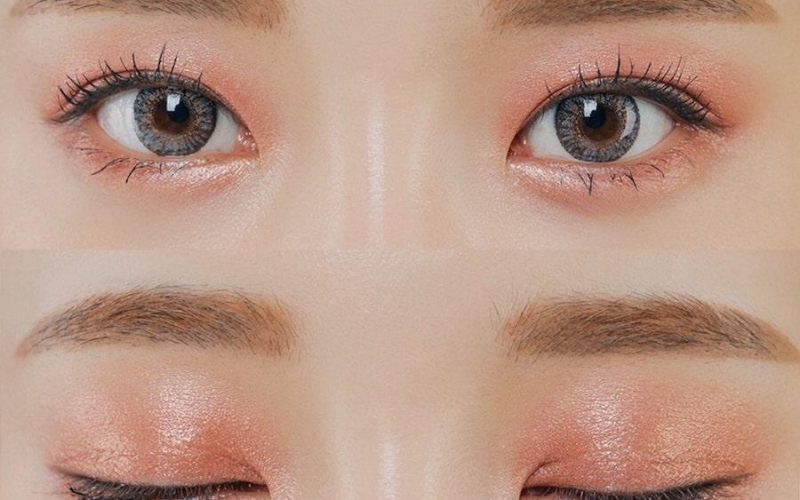 Không trang điểm lúc mới xăm lông mày