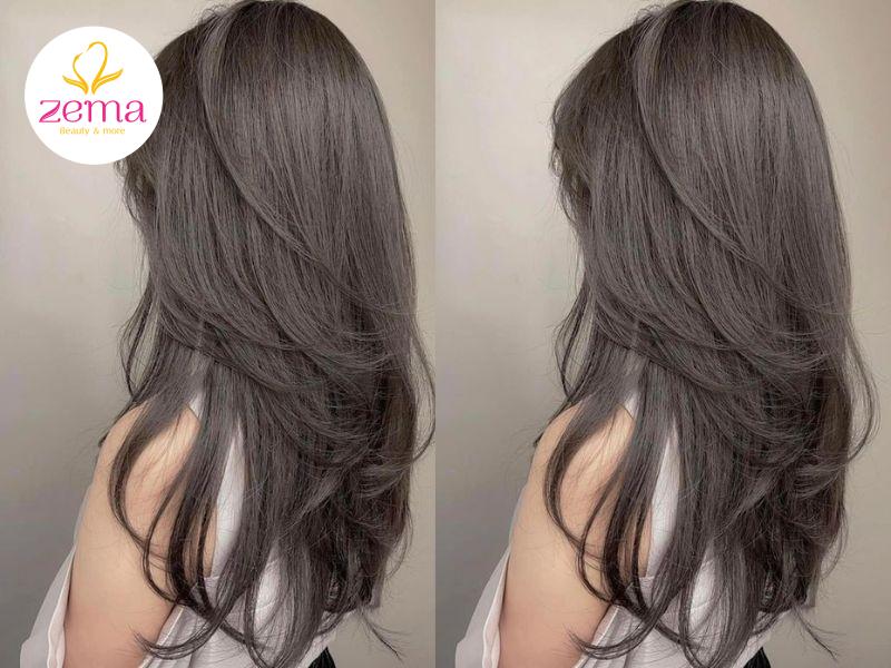Tóc mullet layer dài nữ đầy phong cách